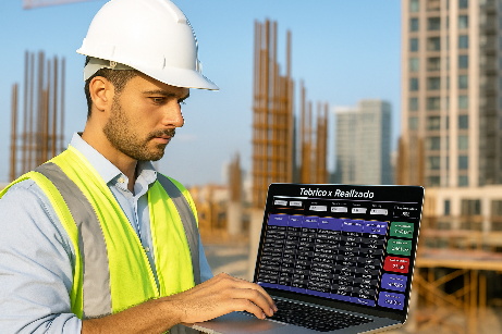 Dashboards e relatórios de concreto